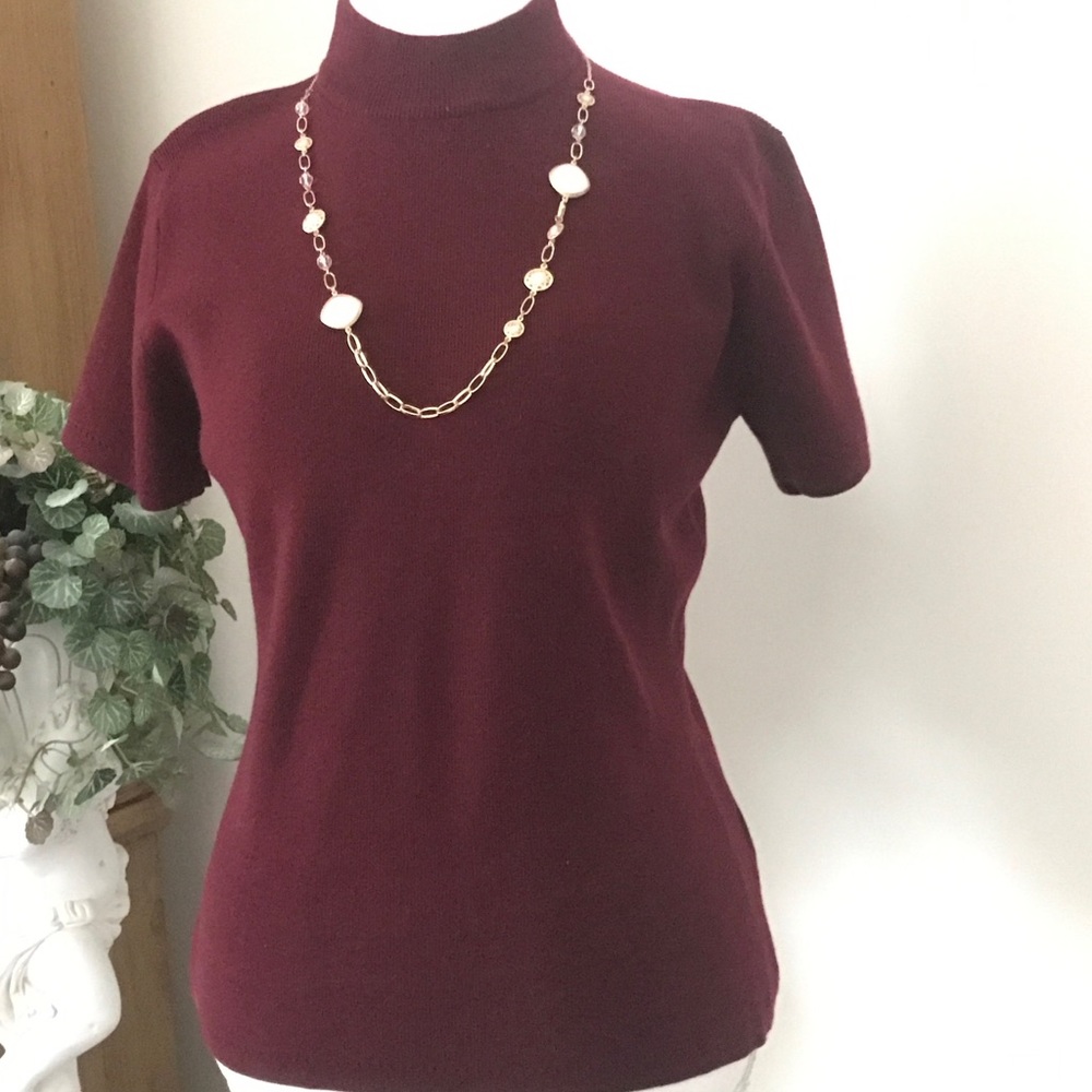 Jaclyn Smith Classic 🥀 short-sleeved sweater