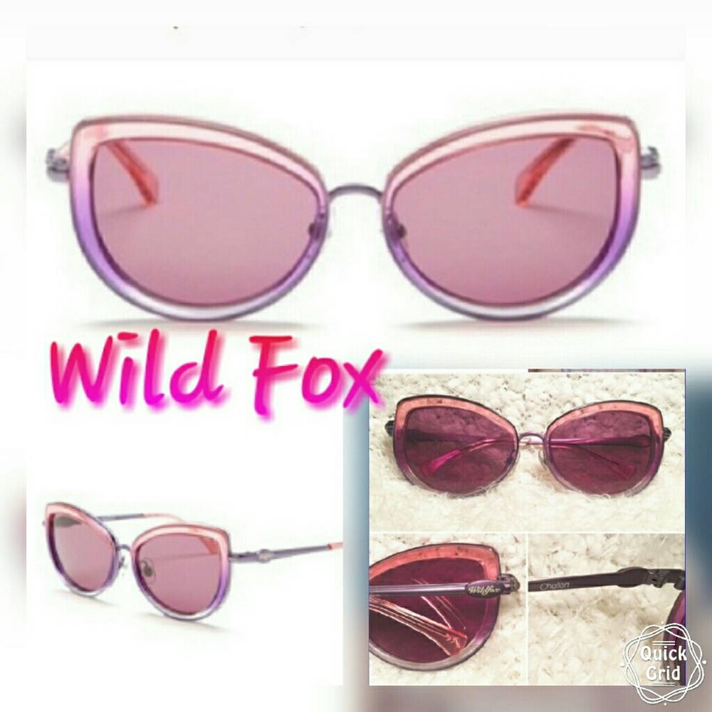 Wild Fox Glasses Pink Nightfall Sunglasses 🎀