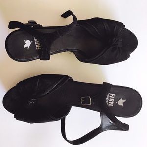 Wear Socks with these Faryl Black Suede Wedges!!