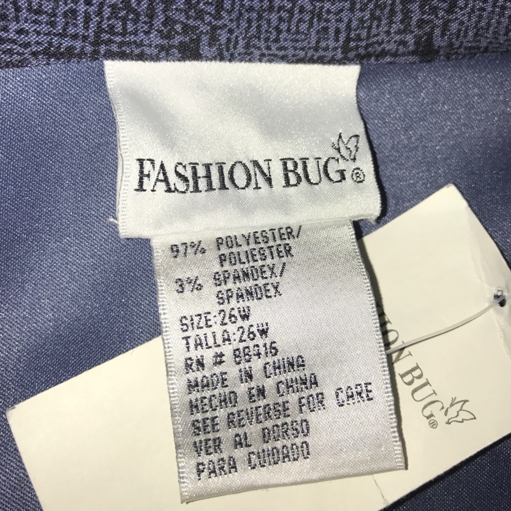 Softly sueded black & blue blazer - Picture 4 of 5