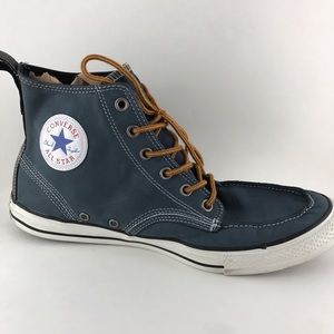 CONVERSE All Star Blue Suede Leather High Tops