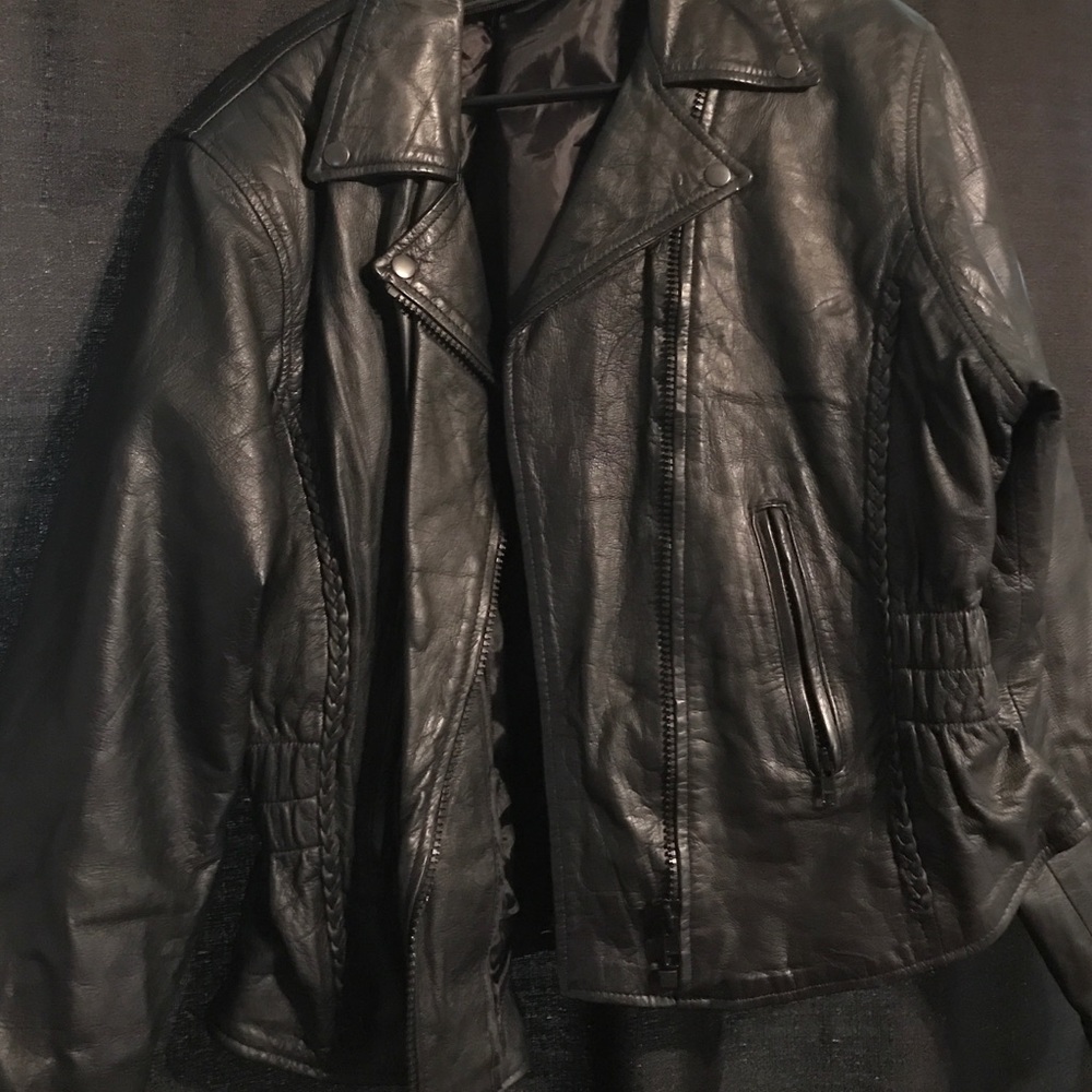 Leather jacket