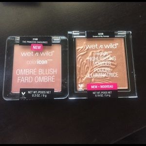 Wet n wild highlighter & blush