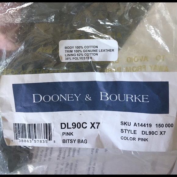 NWT Dooney & Bourke pink Bitsy Bag - Picture 6 of 8