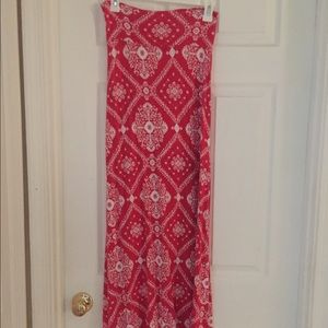 Pink Maxi Skirt