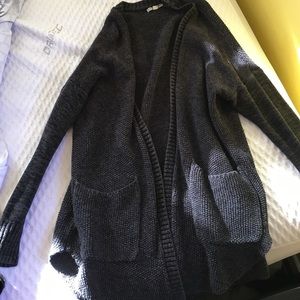 American eagle grey cardigan size women's XL