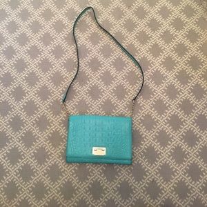 Kate spade cross body Turquoise
