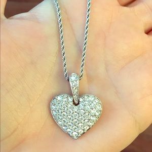 Swarovski crystal heart necklace
