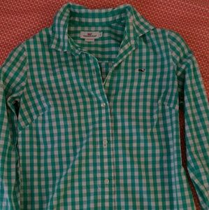 Vineyard Vines gingham button down
