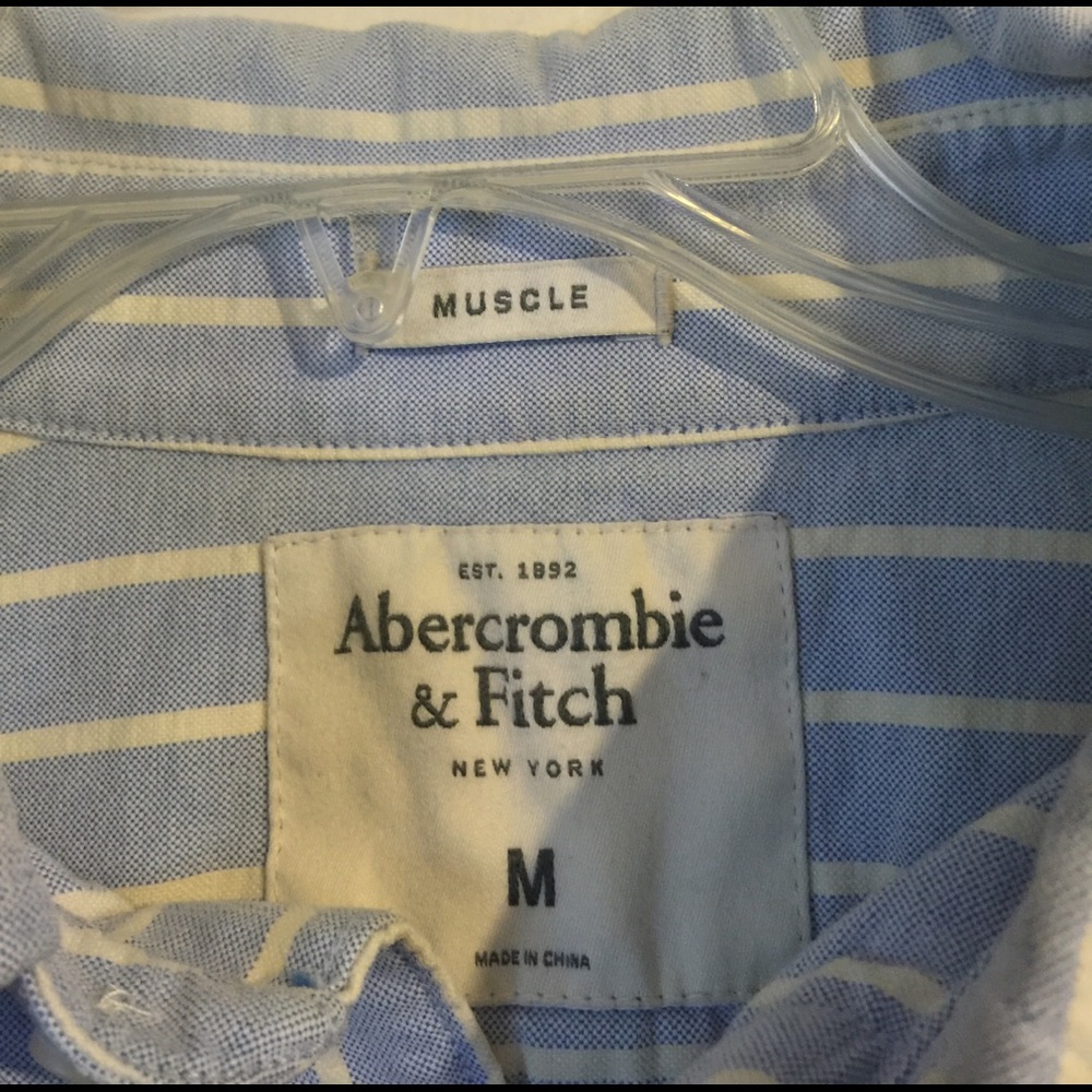 Abercrombie and Fitch muscle striped shirt