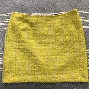 ABS citron bouclé skirt