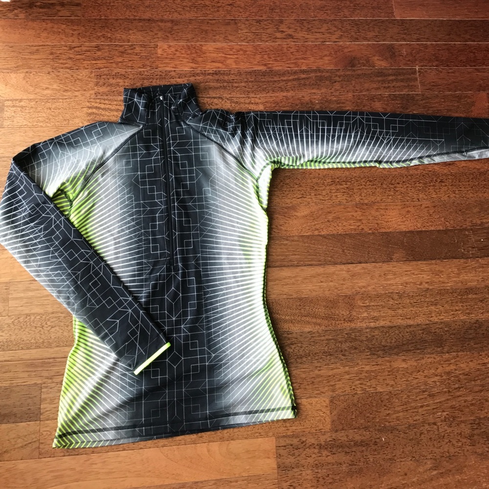 Nike Pro HyperWarm 3/4 zip pull over