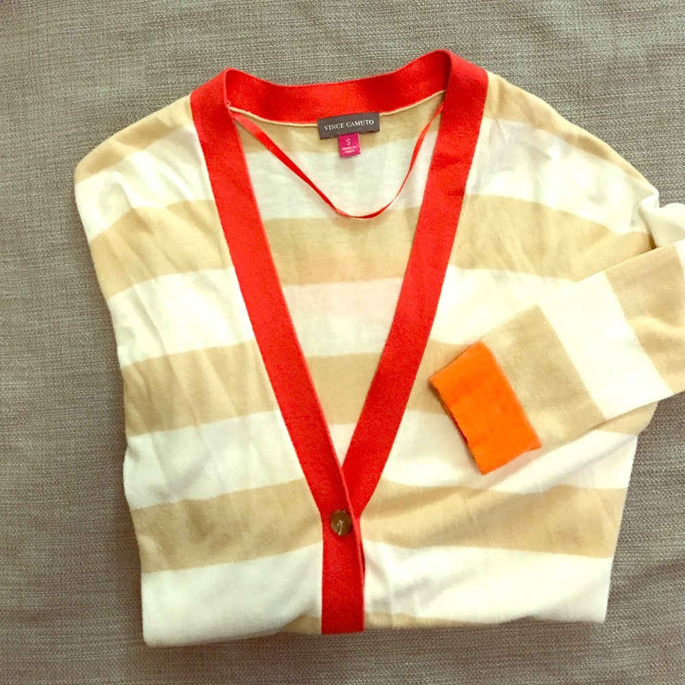 Vince Camuto striped cardigan
