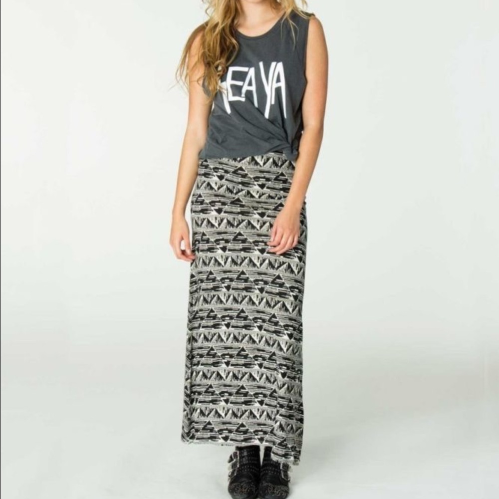 Billabong Black Moon Dreamer Maxi Skirt