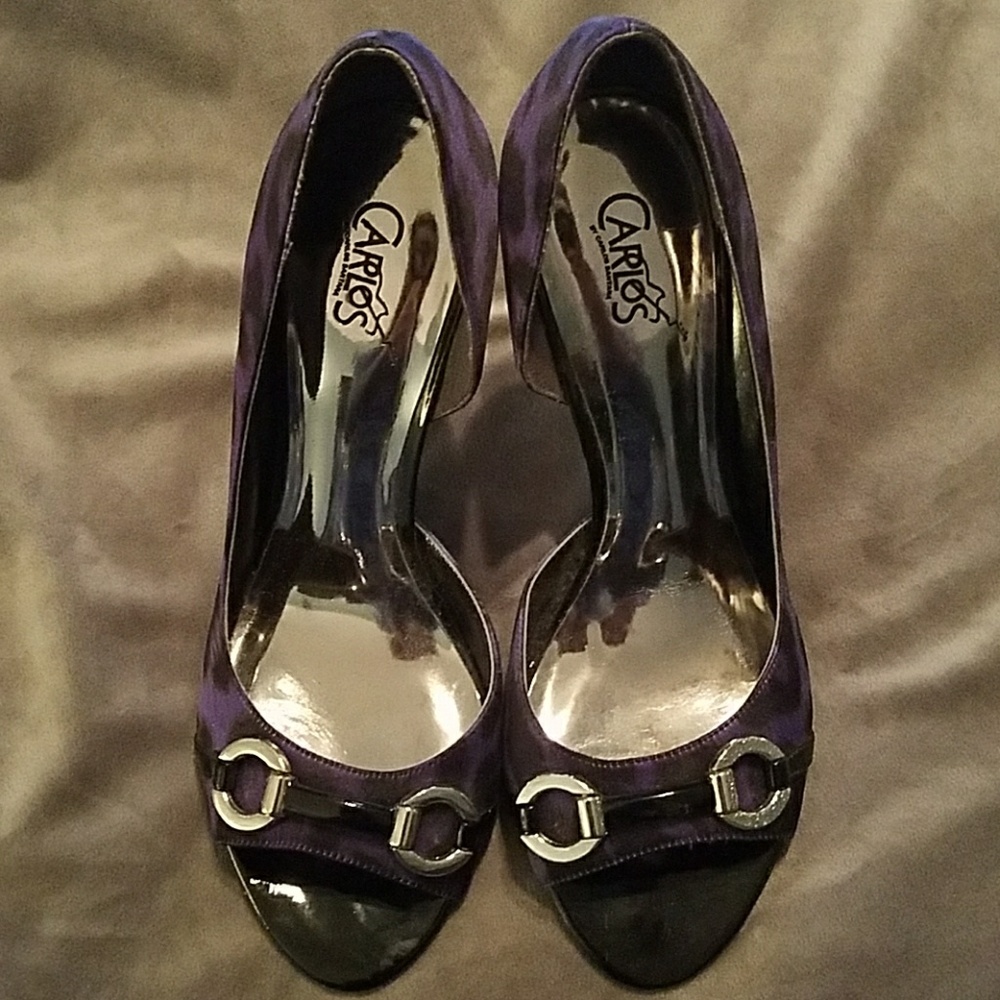 Carlos Santana leopard heels