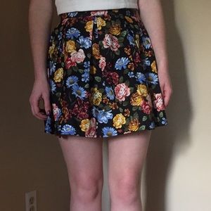 Floral High Waisted Skirt