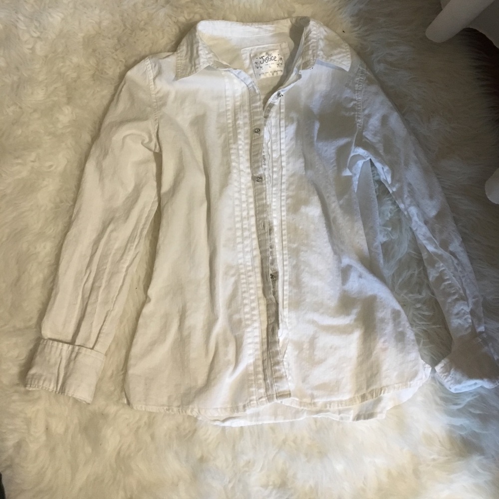 White button down