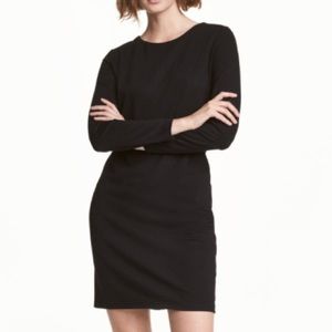 Black Long Sleeve Bodycon Dress