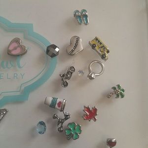 27 oragami owl charms