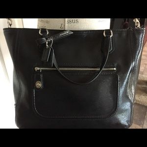 Coach Poppy Textured Leather Blaire Tote 25042