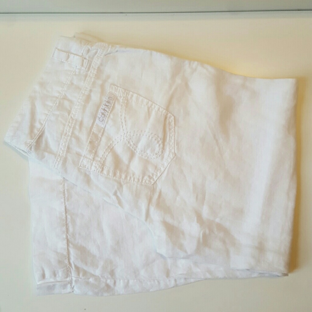 Calvin Klein Linen Crops