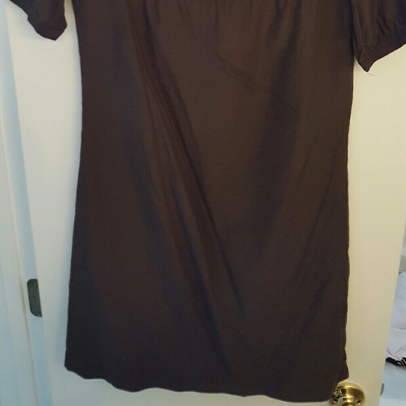 Brown Dress with Lace Detail - Picture 6 of 6