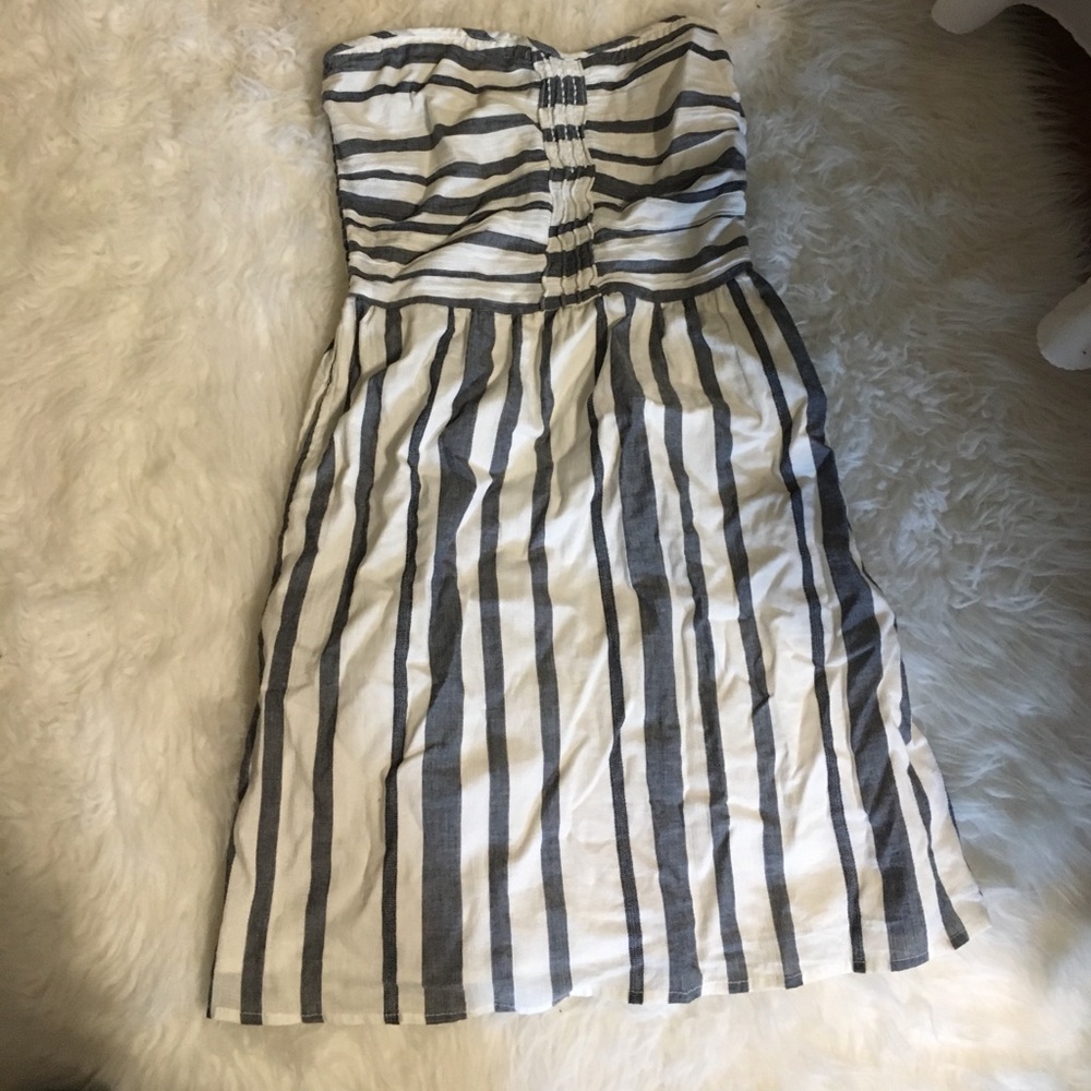 Stripped swim coverup