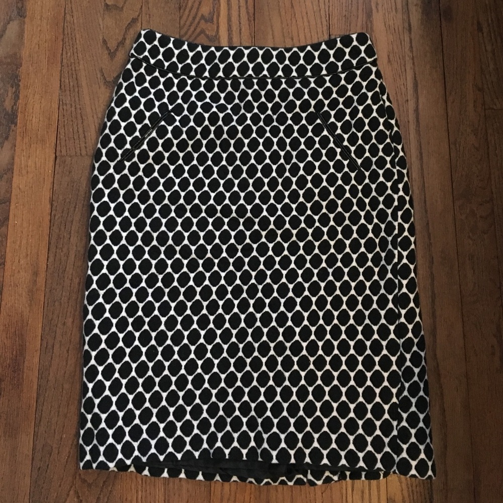 Polka Dot Pencil Skirt