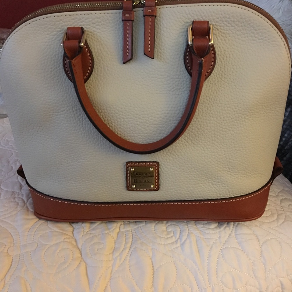 Donney and Bourke Pebble Zip Top Satchel