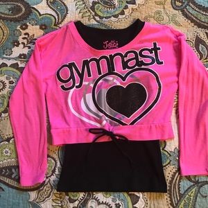 Justice gymnast shirt