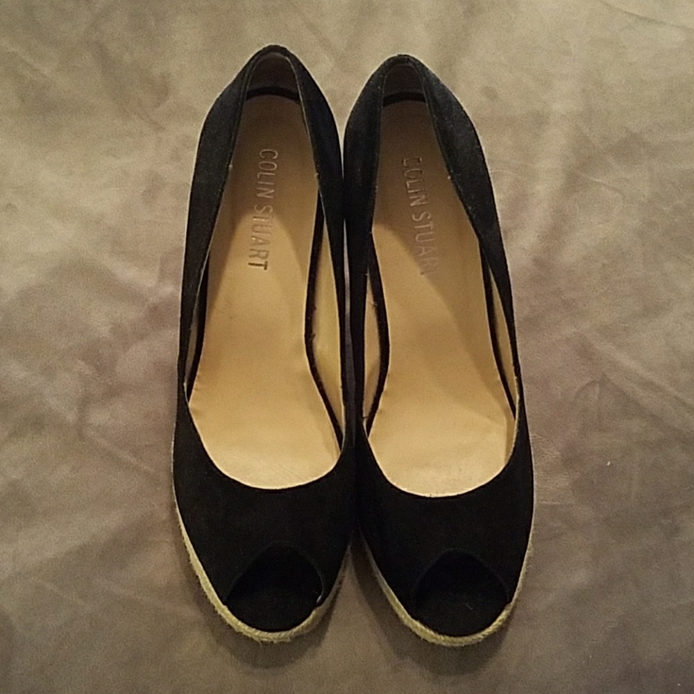 Colin Stuart peep toe wedge