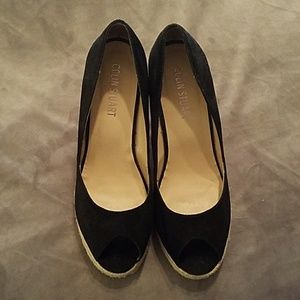 Colin Stuart peep toe wedge