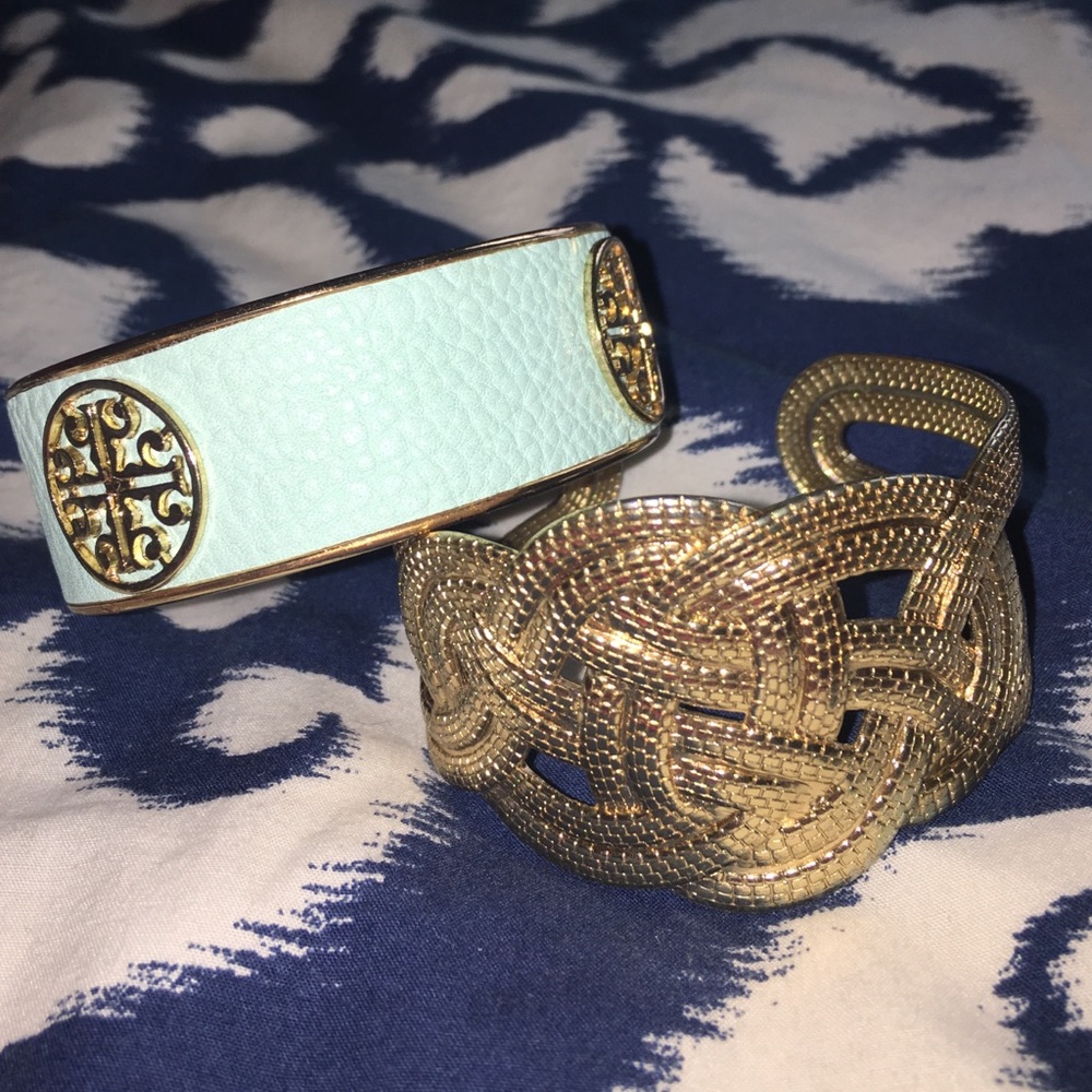 Cuff and thick bangle set