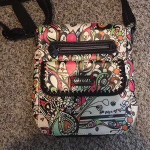 Colorful Sakroots crossbody purse
