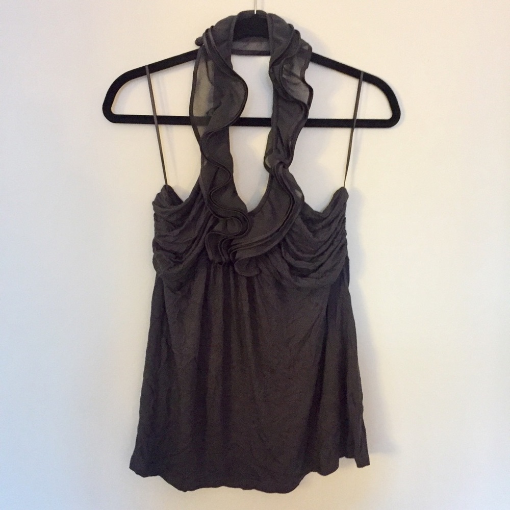 Ruffled Express halter top