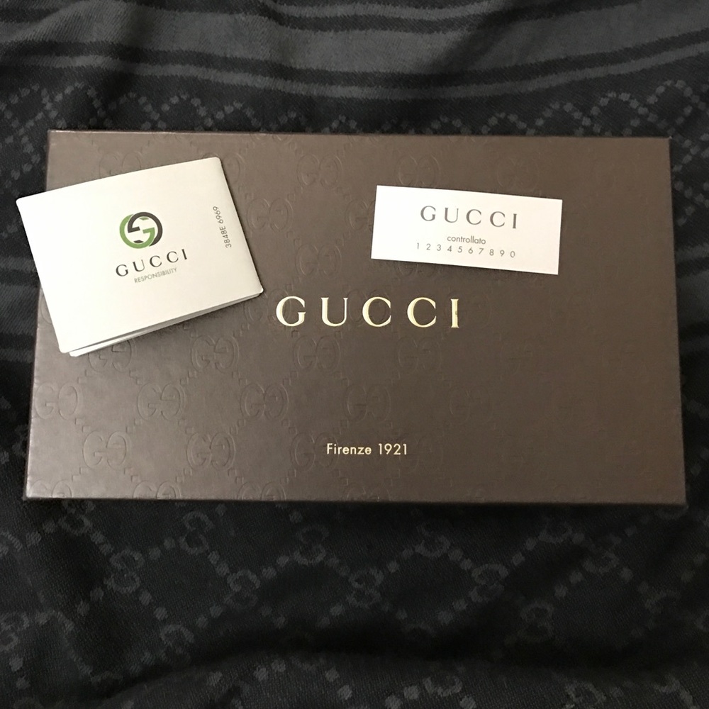 New Gucci long wallet box