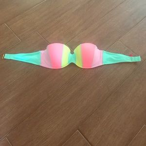 Push up strapless Victoria's Secret swim top