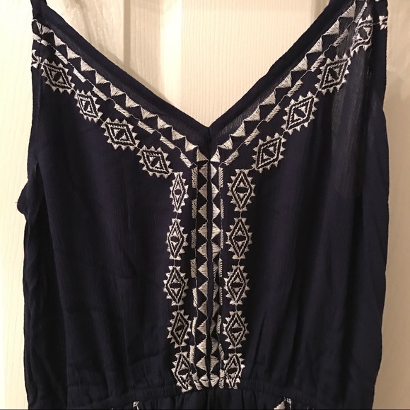 Lush Embroidered Maxi Dress - Picture 3 of 4