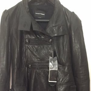 Emporia Armani Leather Coat