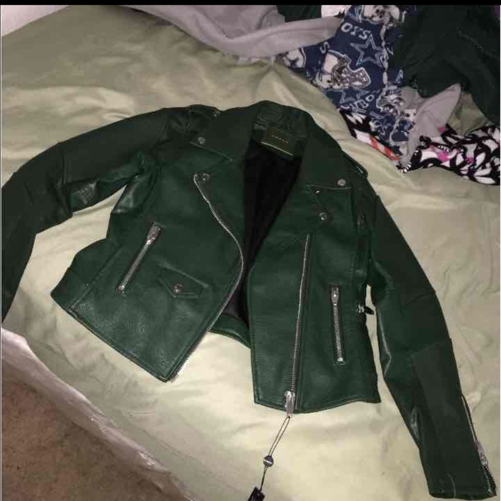 Green Leather Jacket