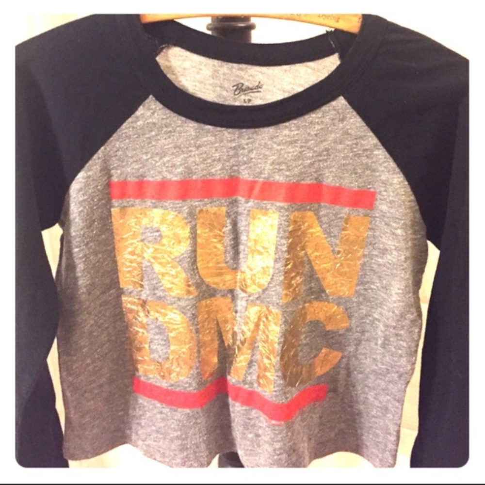 Vintage style 3/4 sleeve "Run DMC" shirt