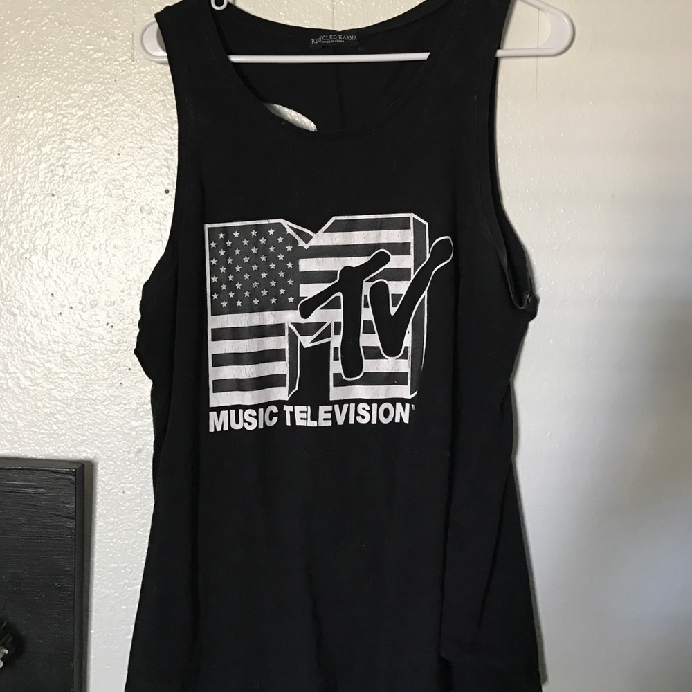 Retro MTV worn Tank top