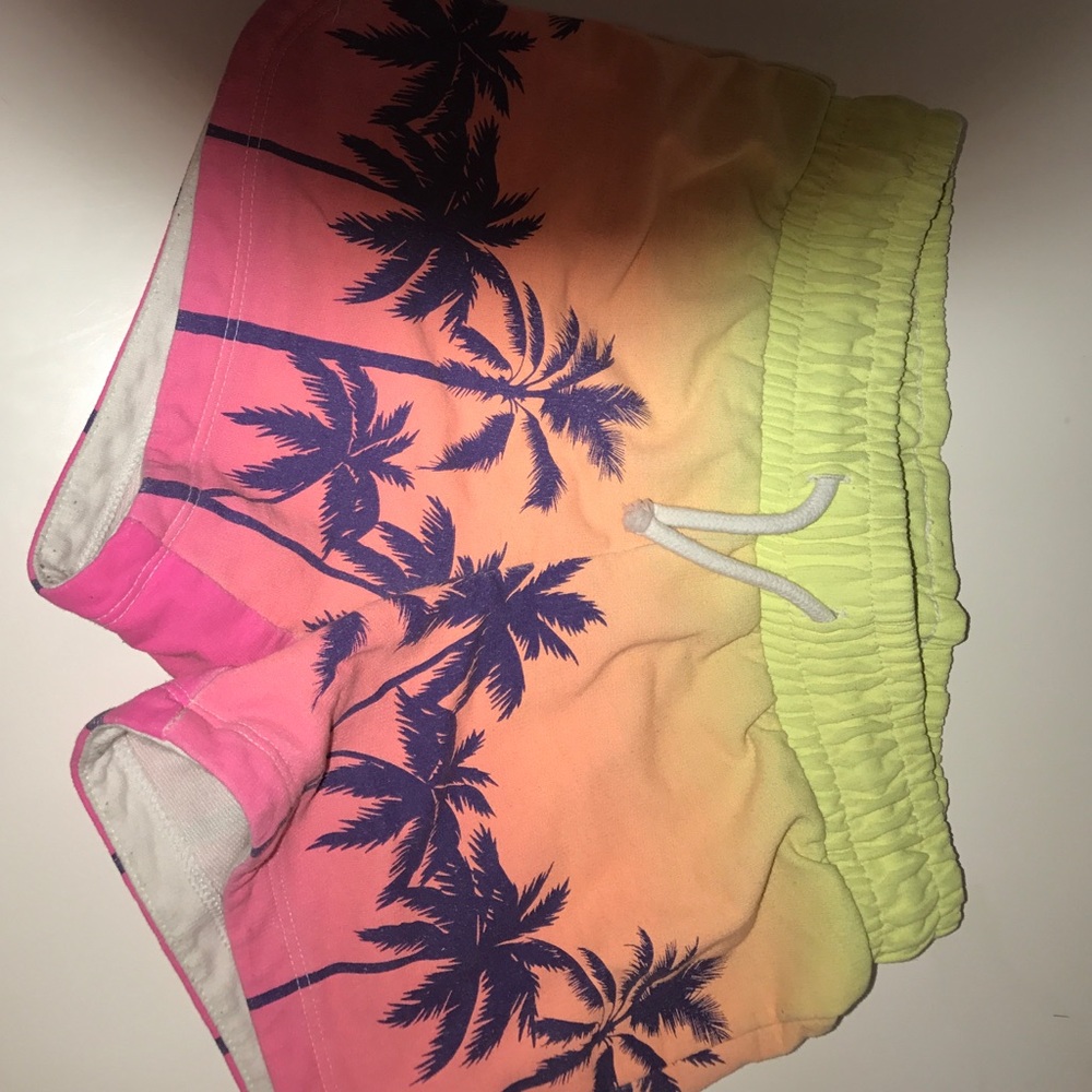 Shorts with palm trees