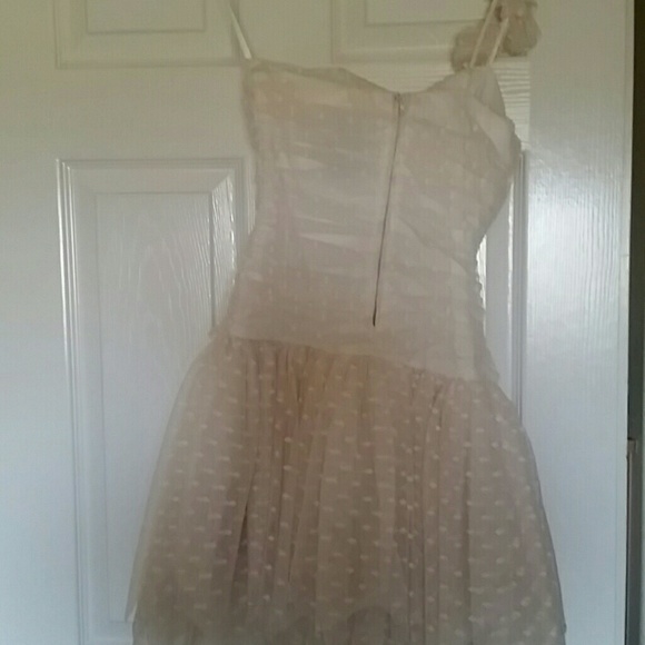 Ivory/cream party dress - Picture 3 of 4