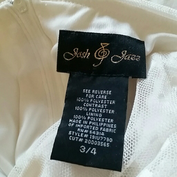 Ivory/cream party dress - Picture 4 of 4