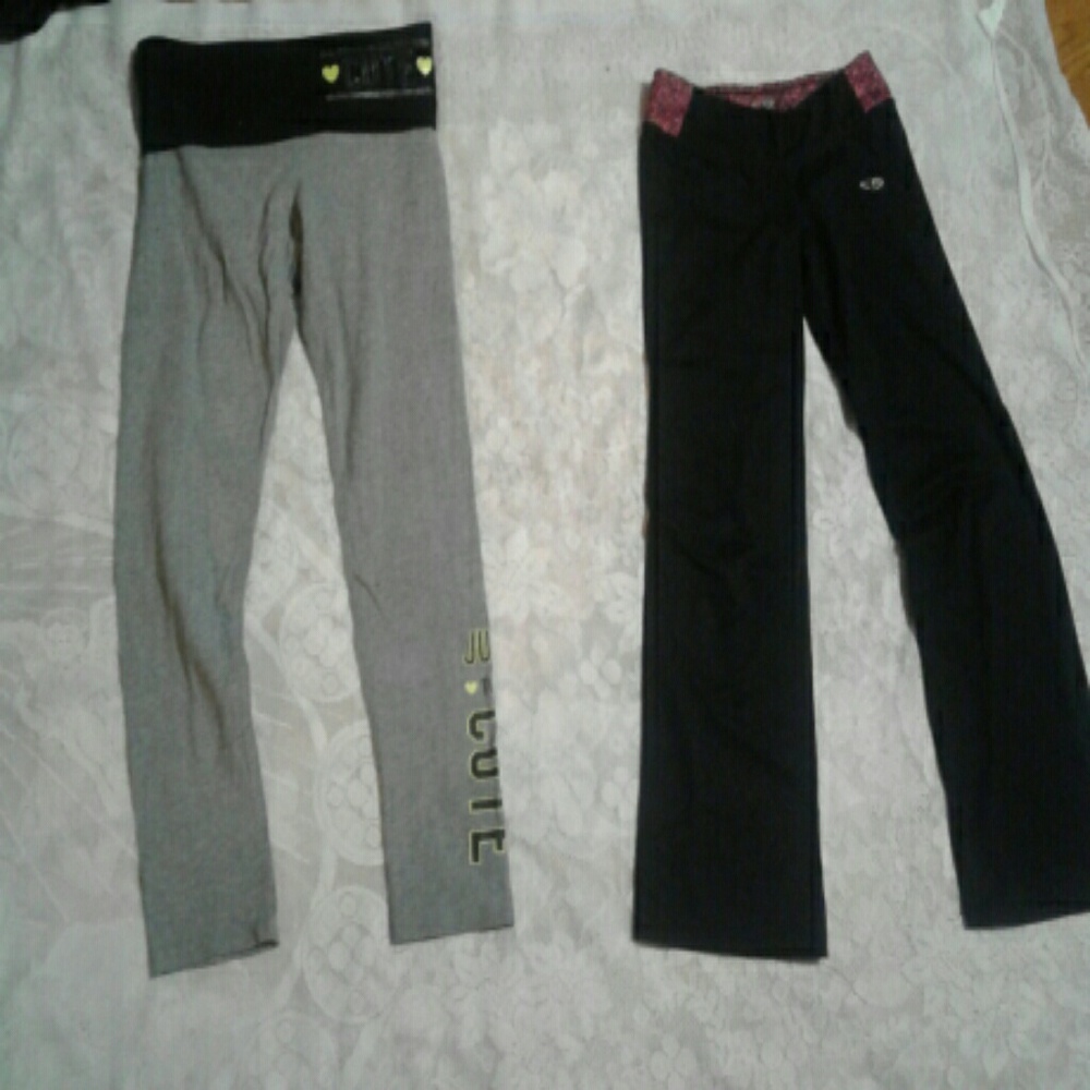 2 pair of kids yoga pants