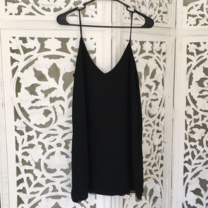 Black slip dress medium