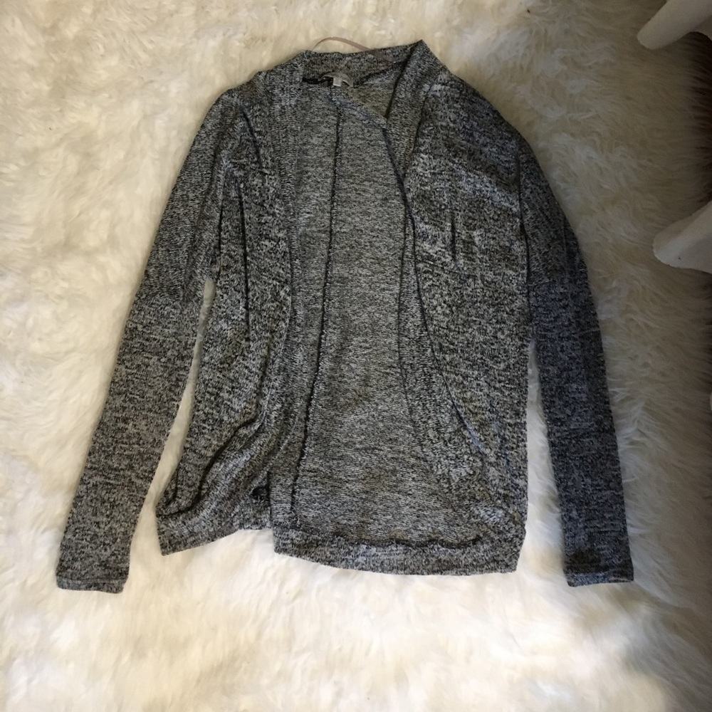 Gray cardigan