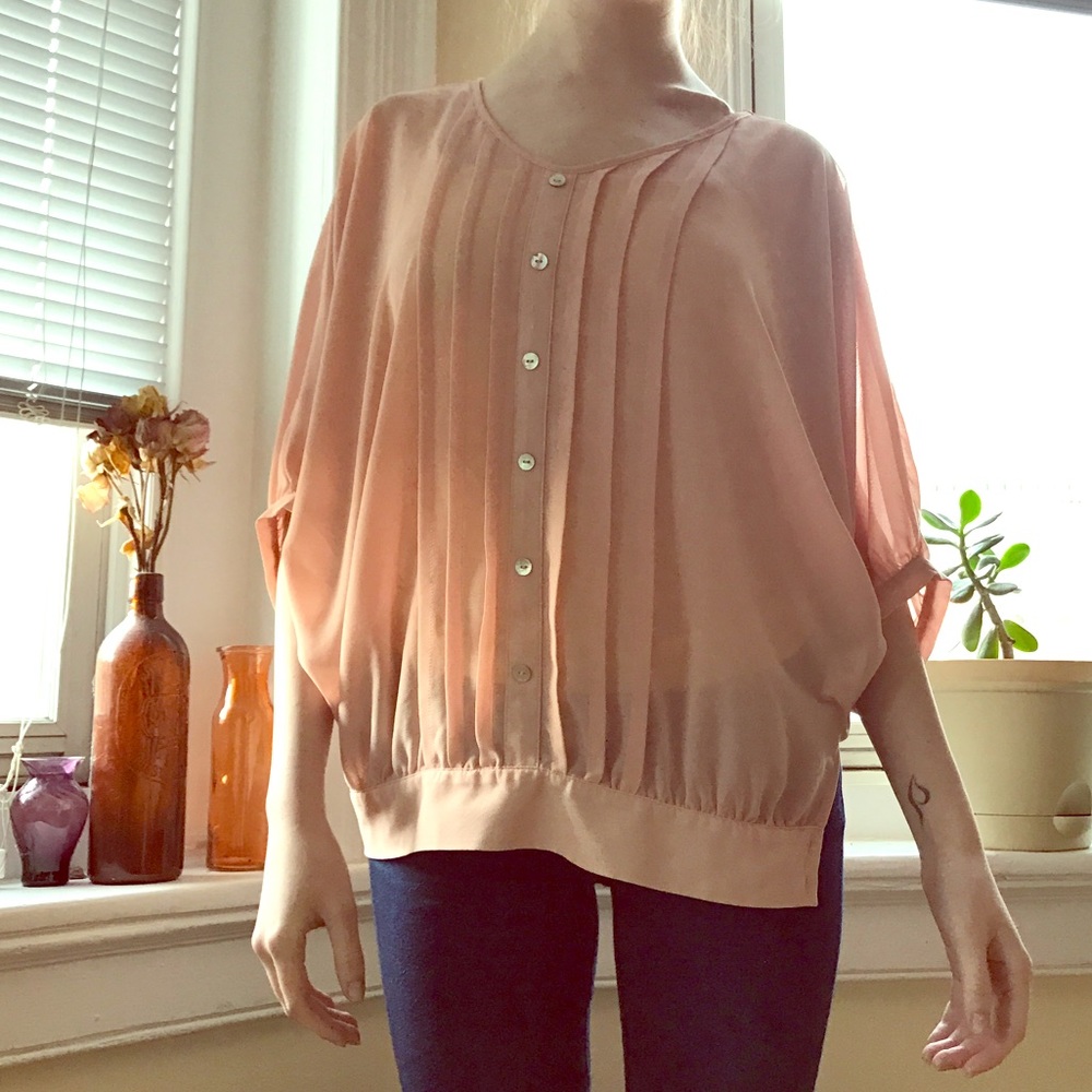 Forever 21 Oversized Button Down Top sz Small