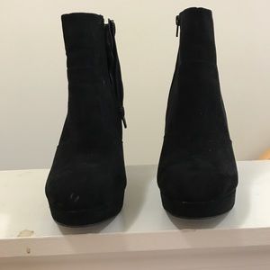 Black 3 inch booties